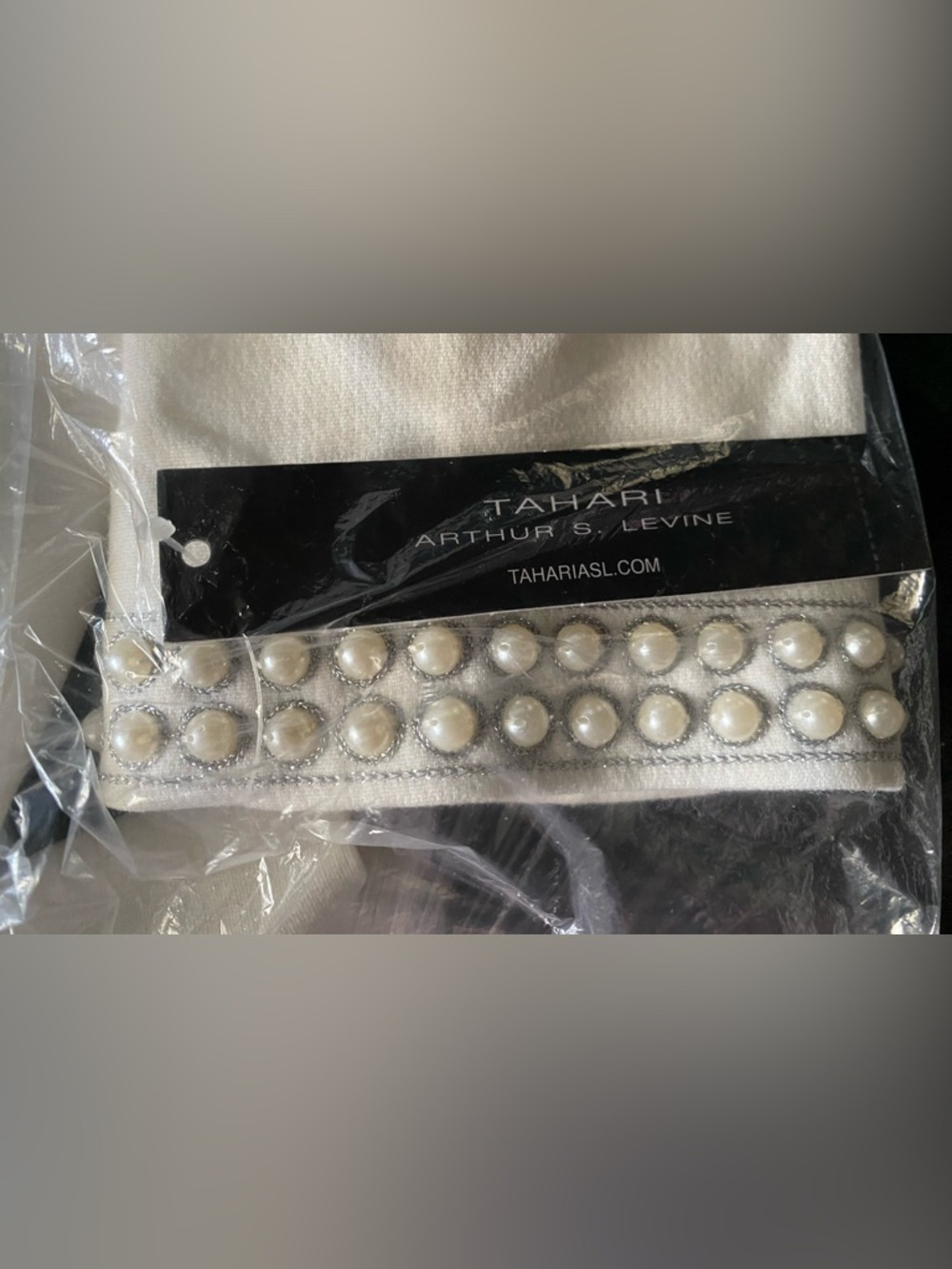 NWT Tahari Arthur S. Levine | Ivory Pearl-Trimmed Dress & Jacket Suit Set | Sz 2 - Picture 6 of 10